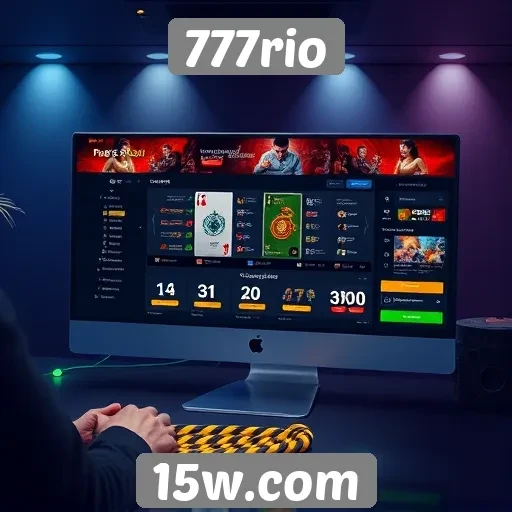 Interface e experiência do usuário no site 777rio